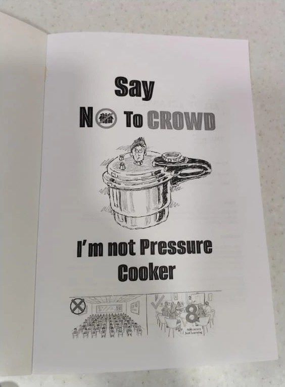 Say No to Crowd page from the All The Classes booklet